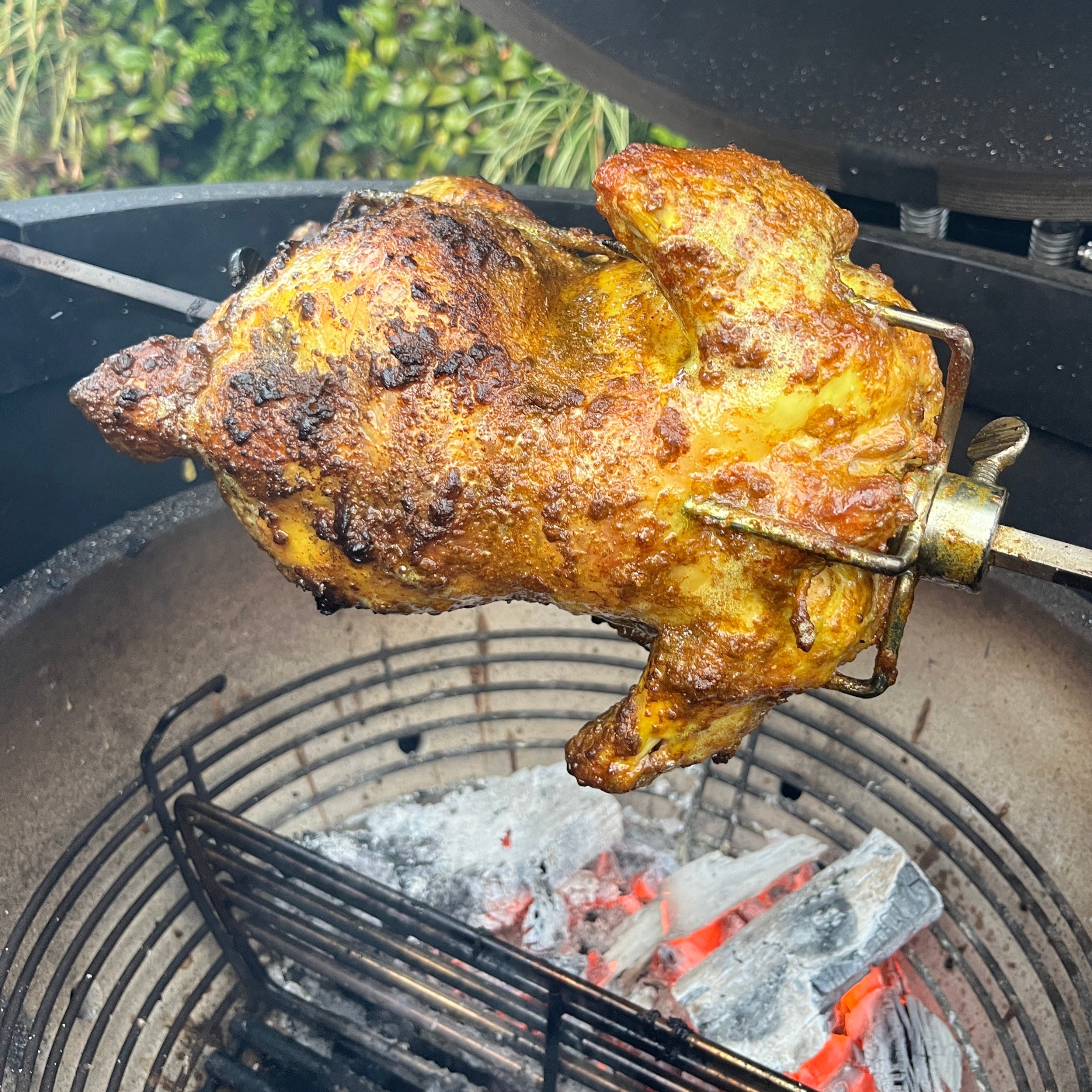 Kamado grill Rotisserie